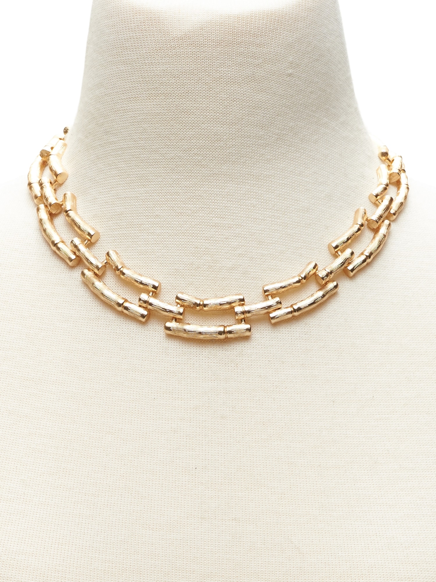 Gold Bamboo Necklace