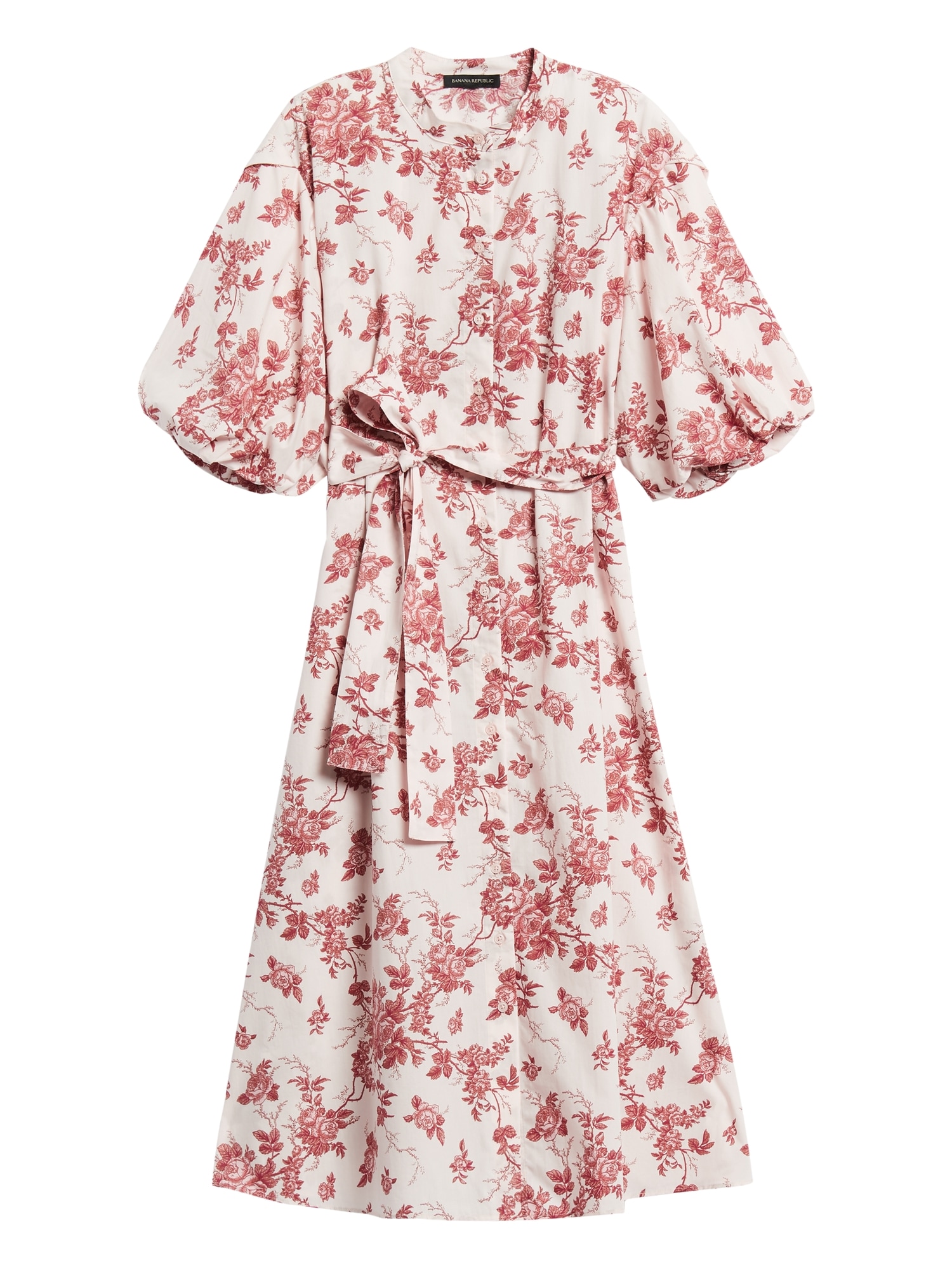 Banana republic floral shirt dress best sale