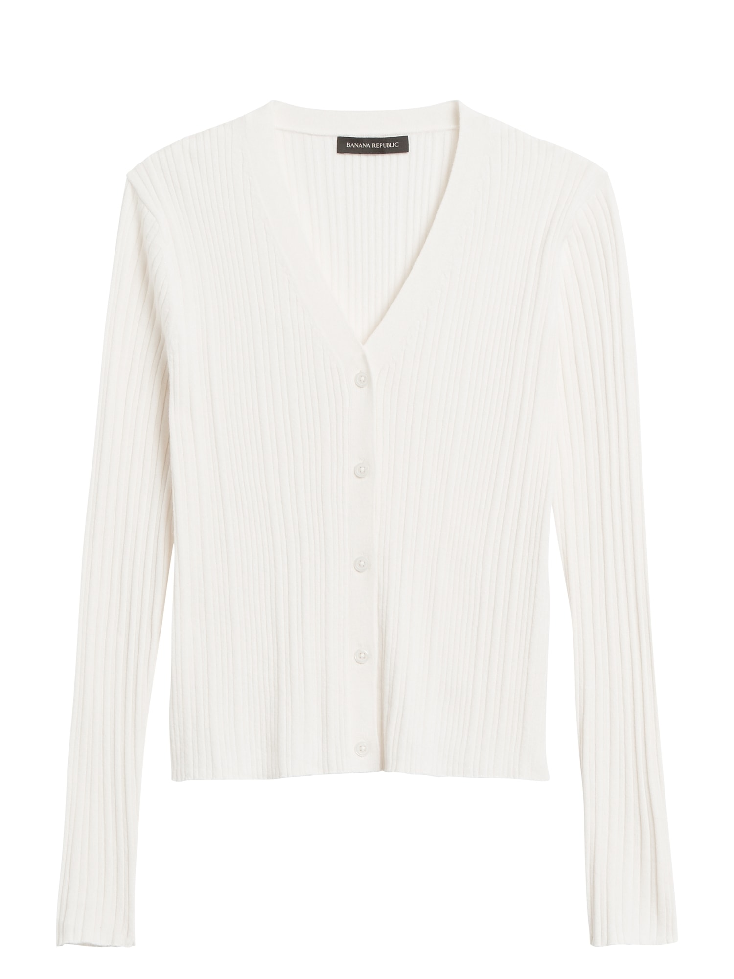 merino wool cropped cardigan