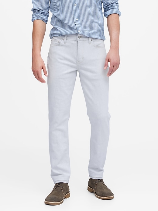 banana republic mens white jeans