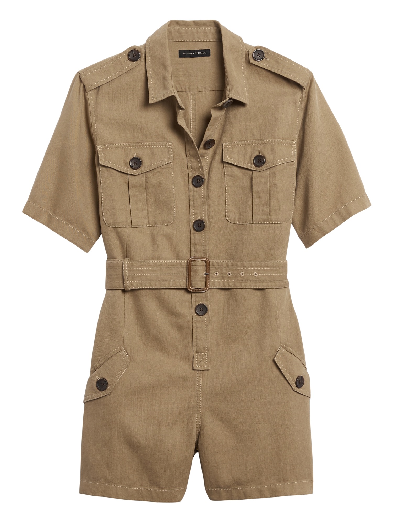 Banana Republic Heritage Safari Romper 2008 Production deals Sample in Khaki