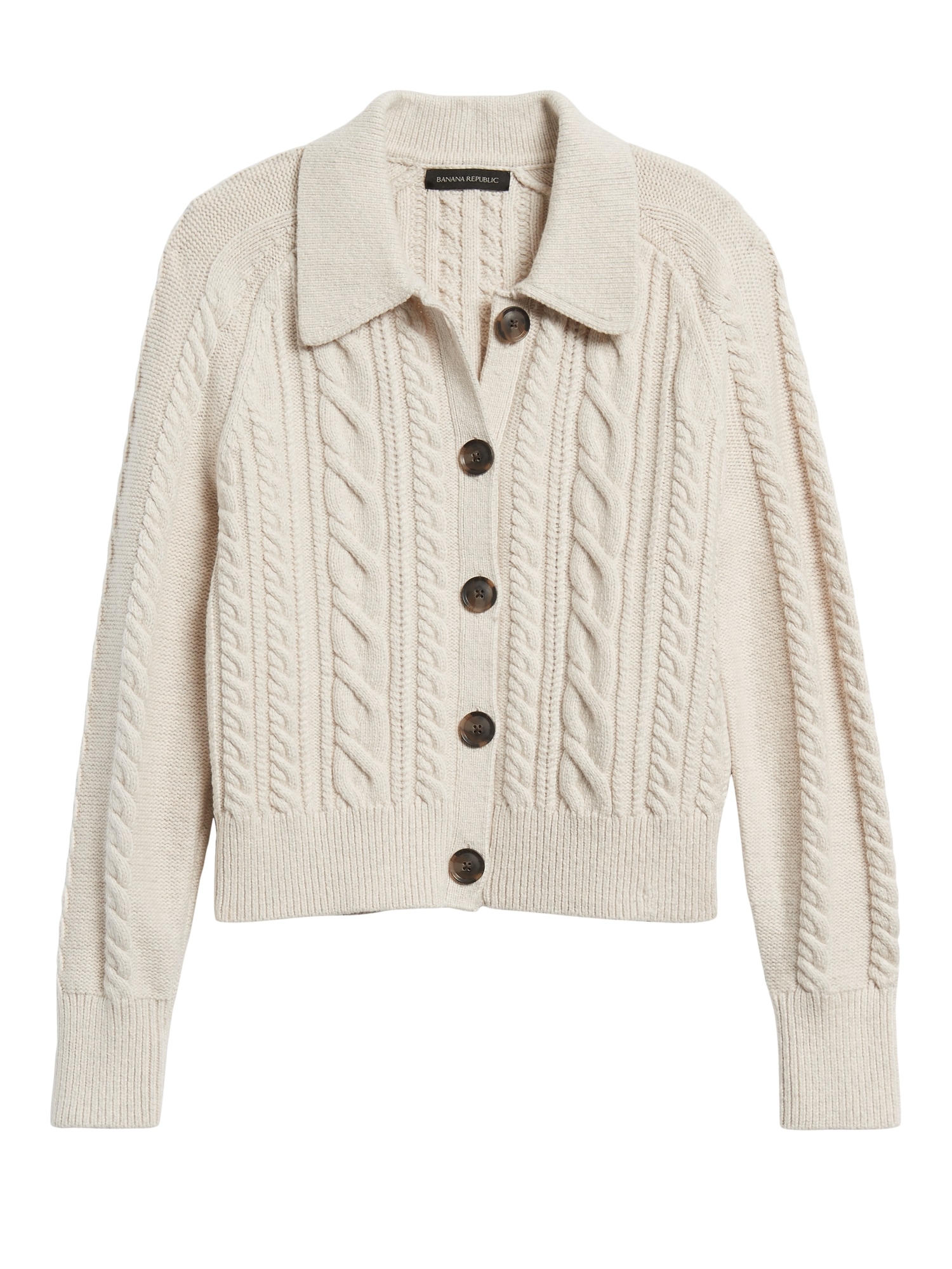 Heritage Cable-Knit Cardigan Sweater