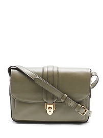 Leather East-West Shoulder Bag | Banana Republic