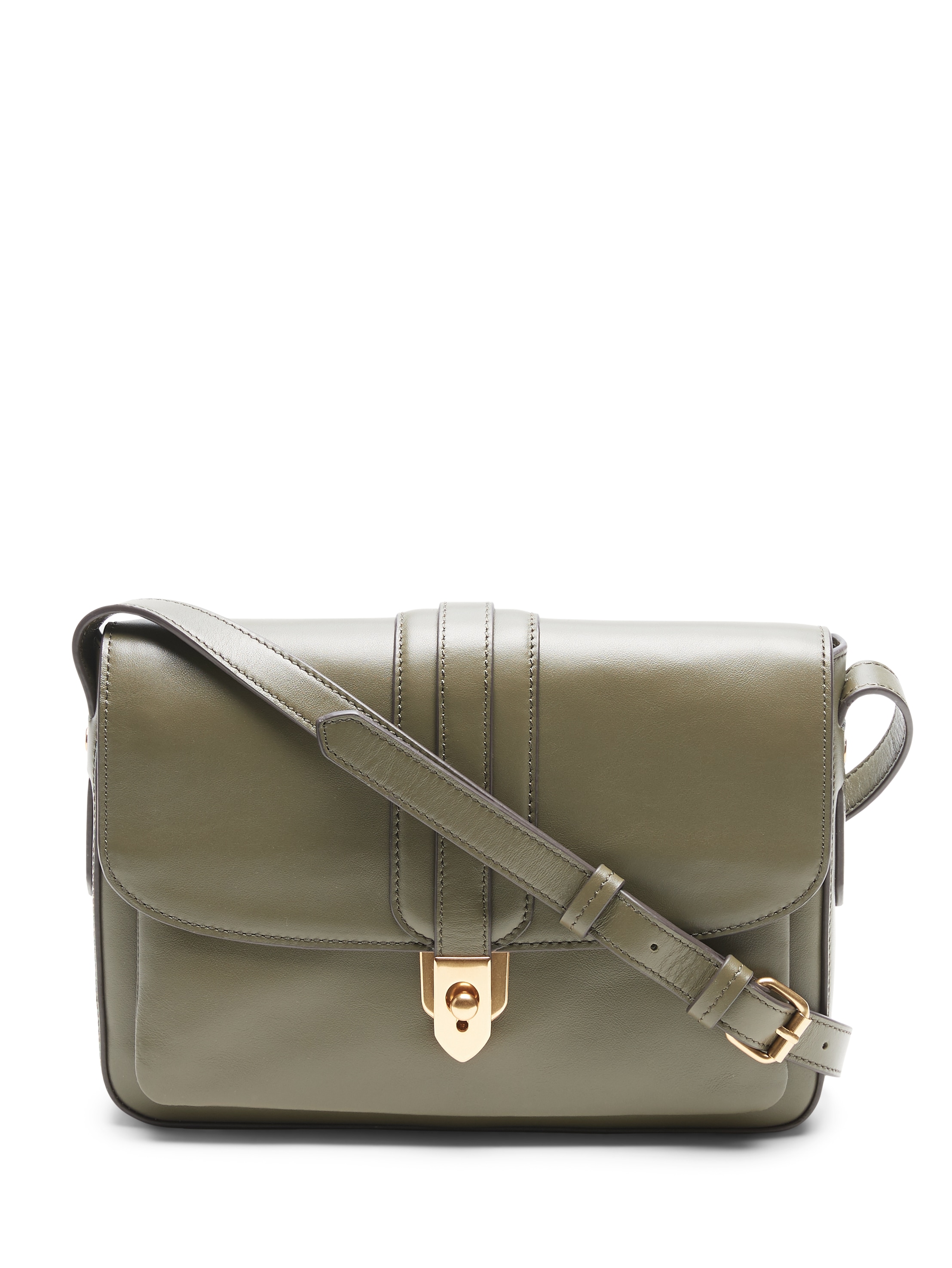 Leather East-West Shoulder Bag | Banana Republic