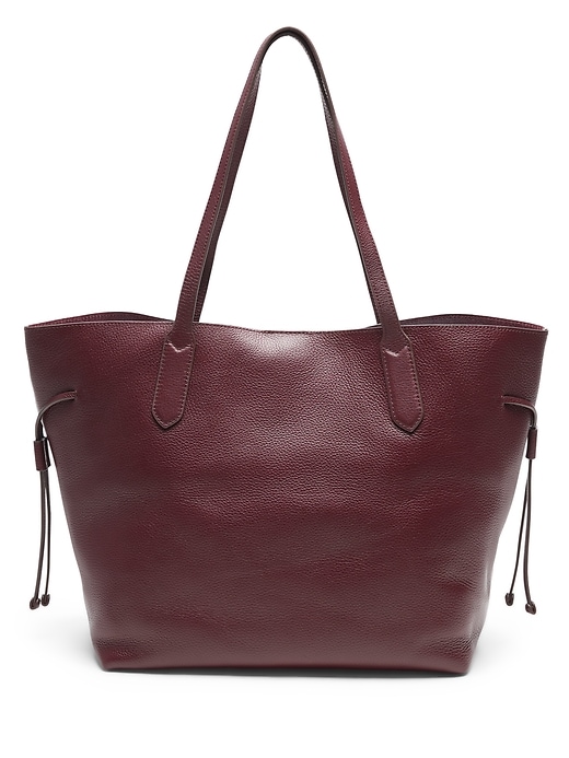 Banana republic pebbled italian leather tote best sale