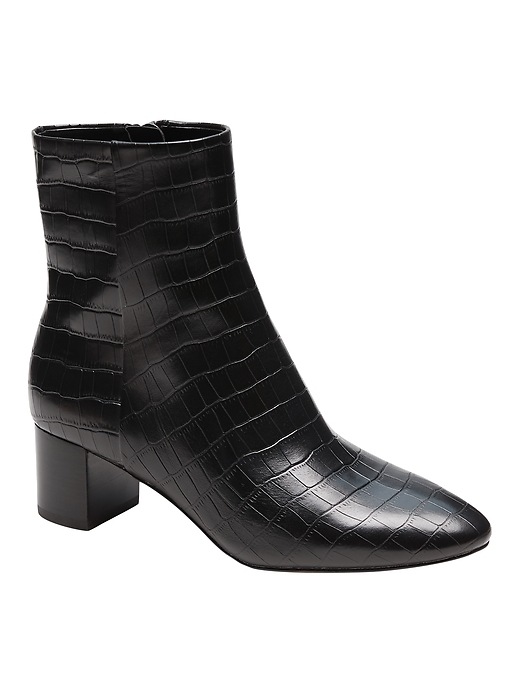 Banana Republic Leather Tall Ankle Boot