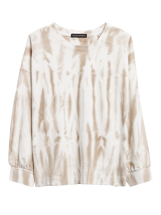 Boxy Tie Dye Sweatshirt Banana Republic