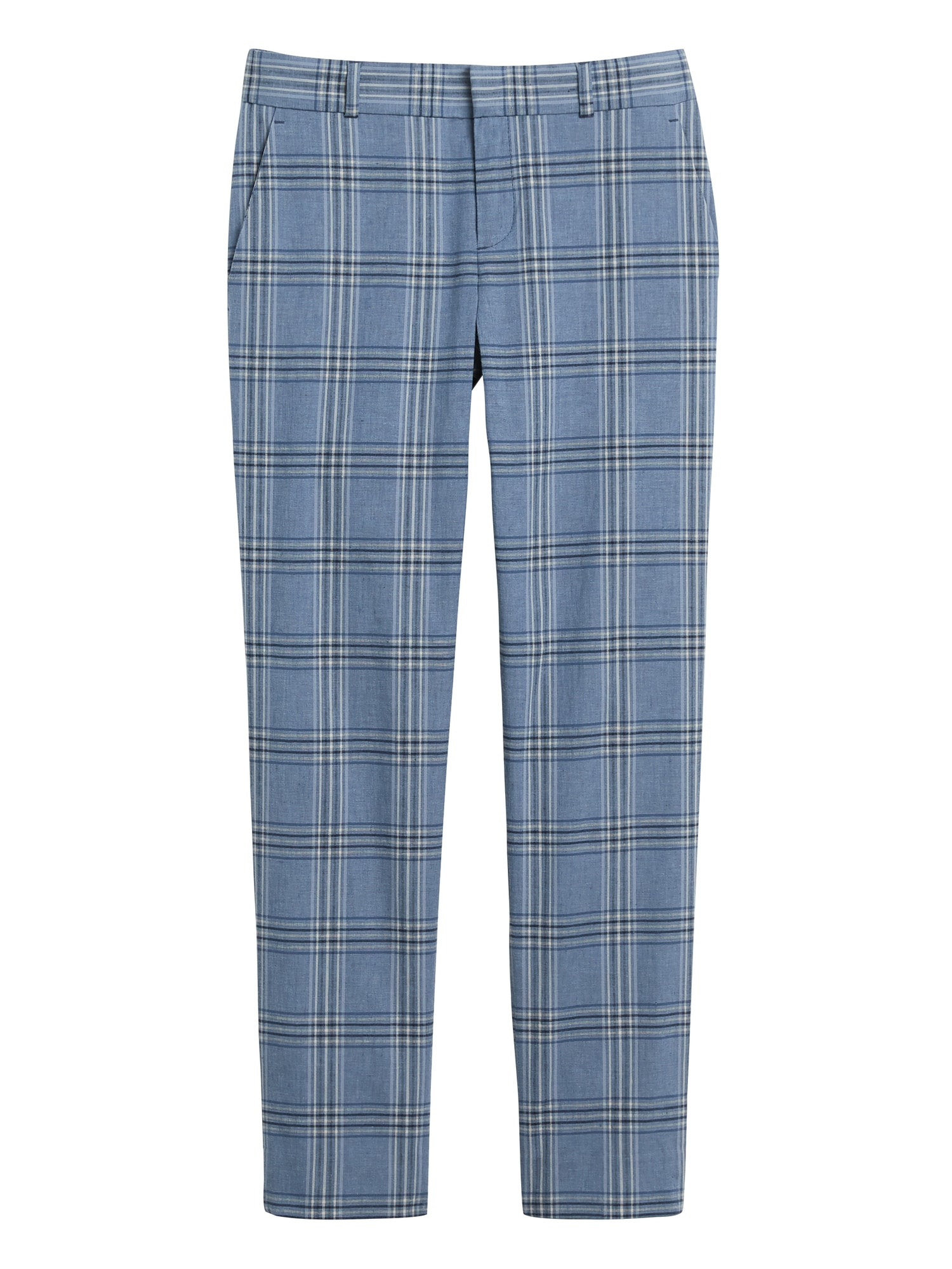 Avery Straight-Fit Linen-Cotton Pant | Banana Republic