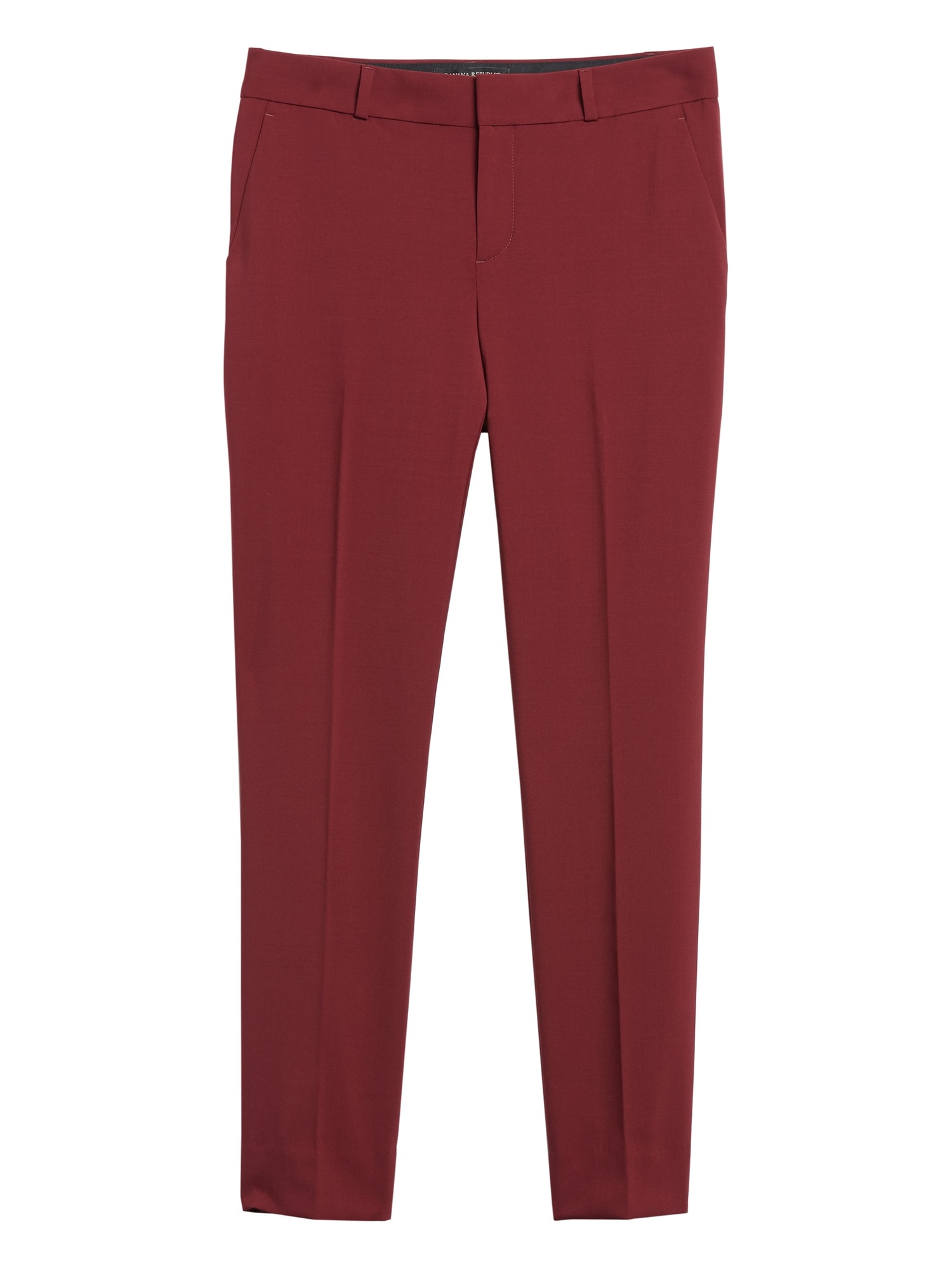 Avery Straight-Fit Washable Wool-Blend Pant