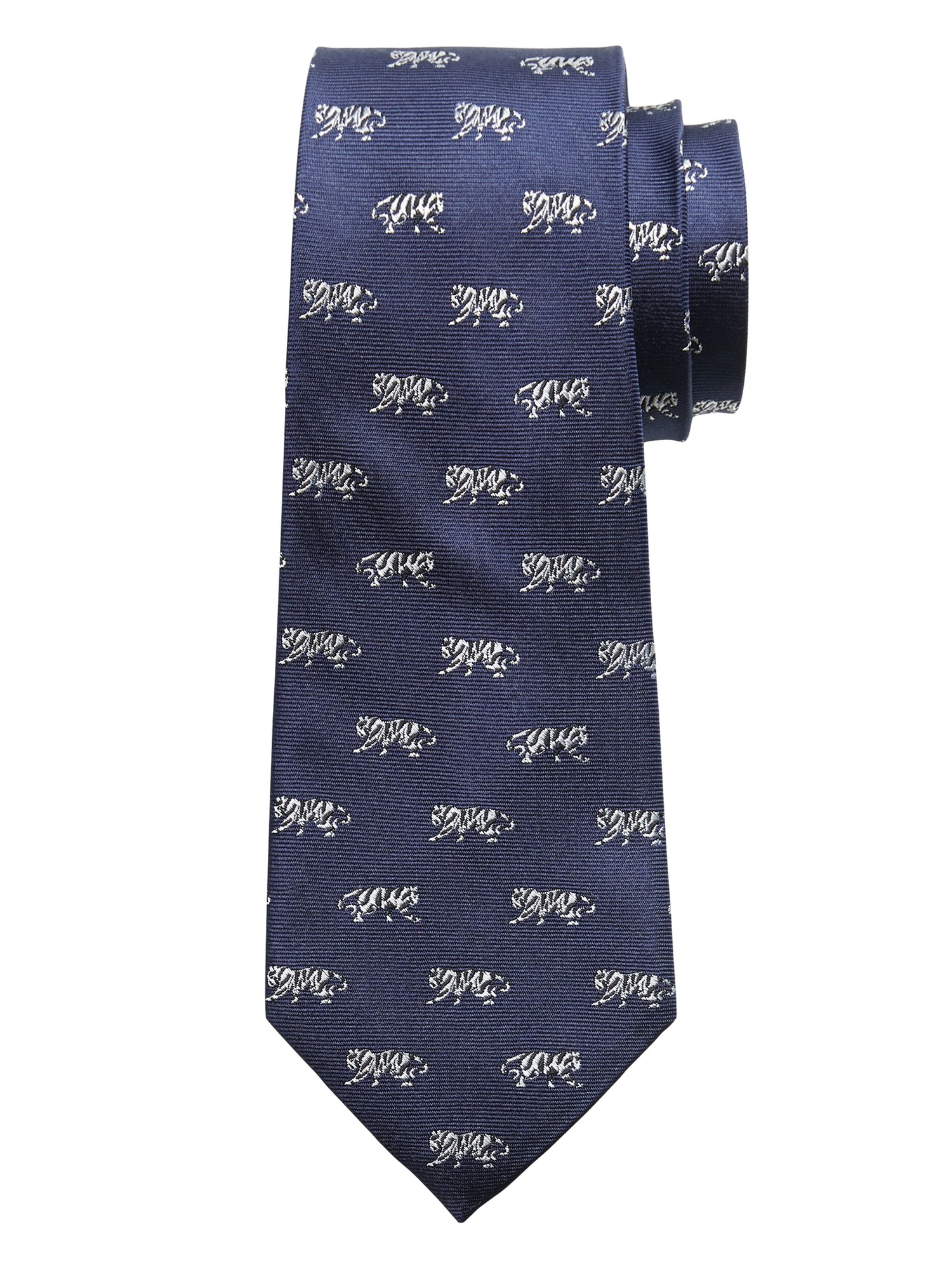 All Over Tigers Silk Tie
