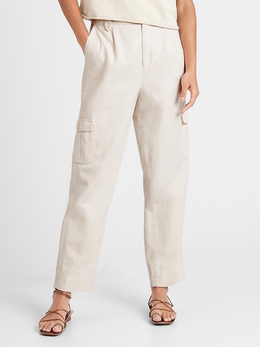 pleated cargo pants