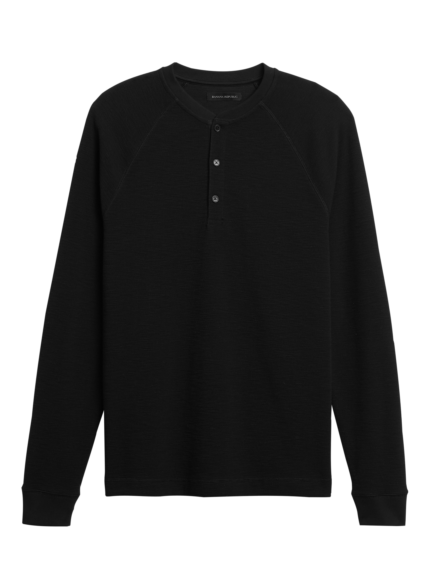 banana republic waffle knit henley