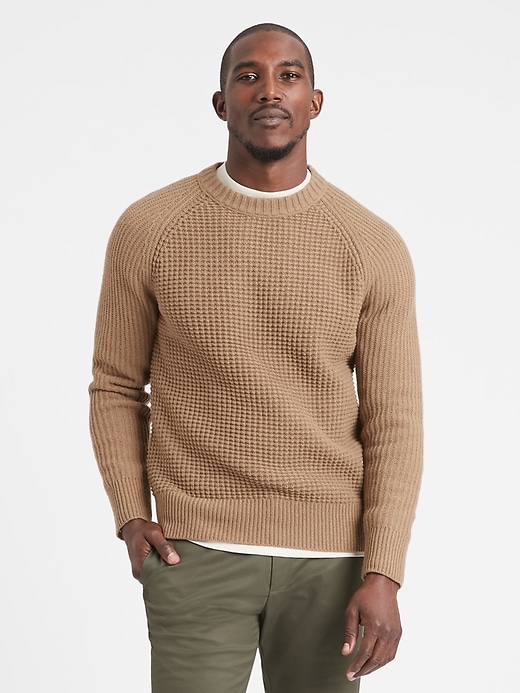 Banana Republic Recycled Wool-Blend Sweater. 1