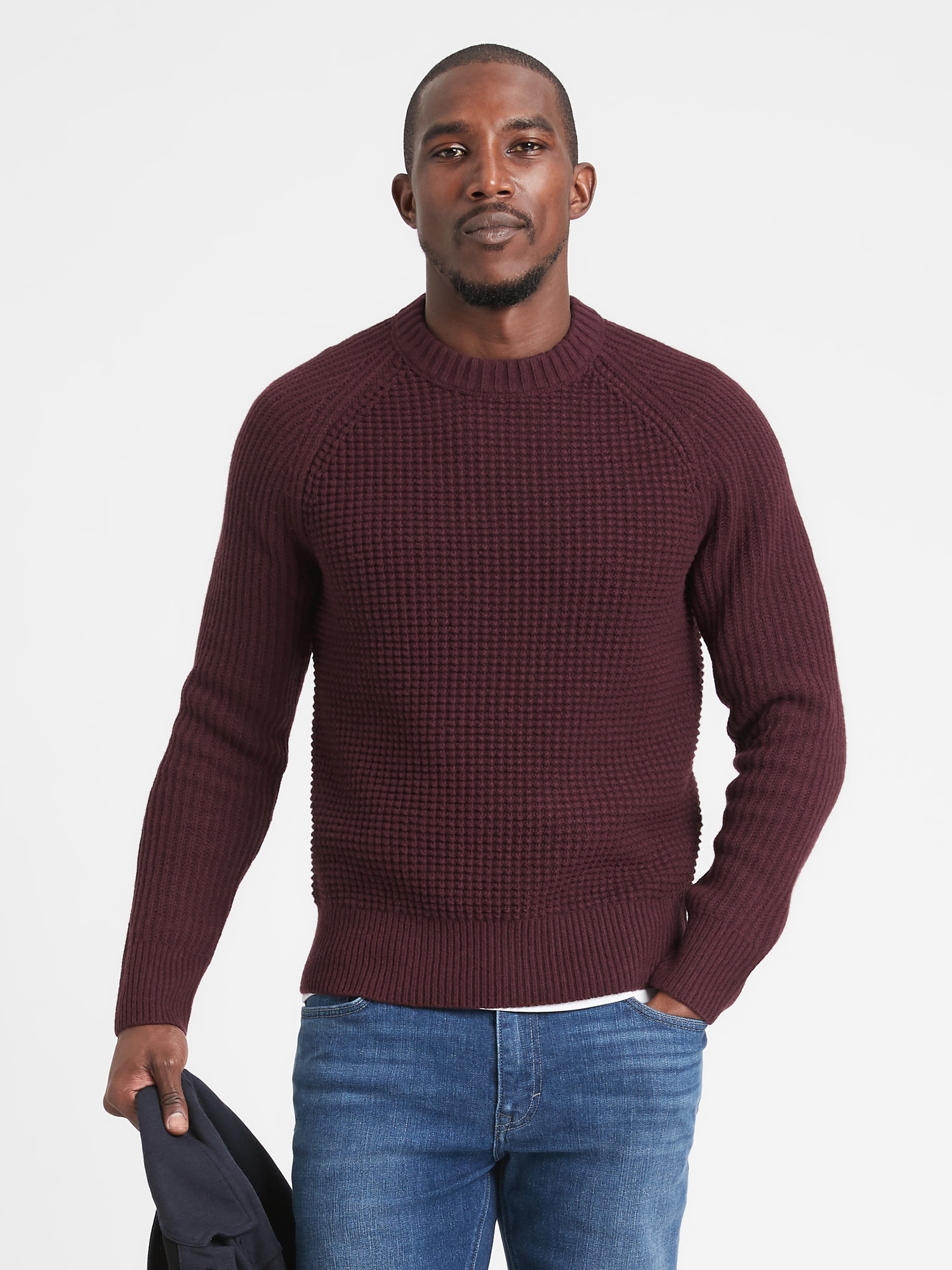 banana republic men's wool sweater