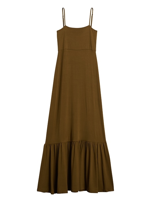 Petite Smocked Maxi Dress | Banana Republic