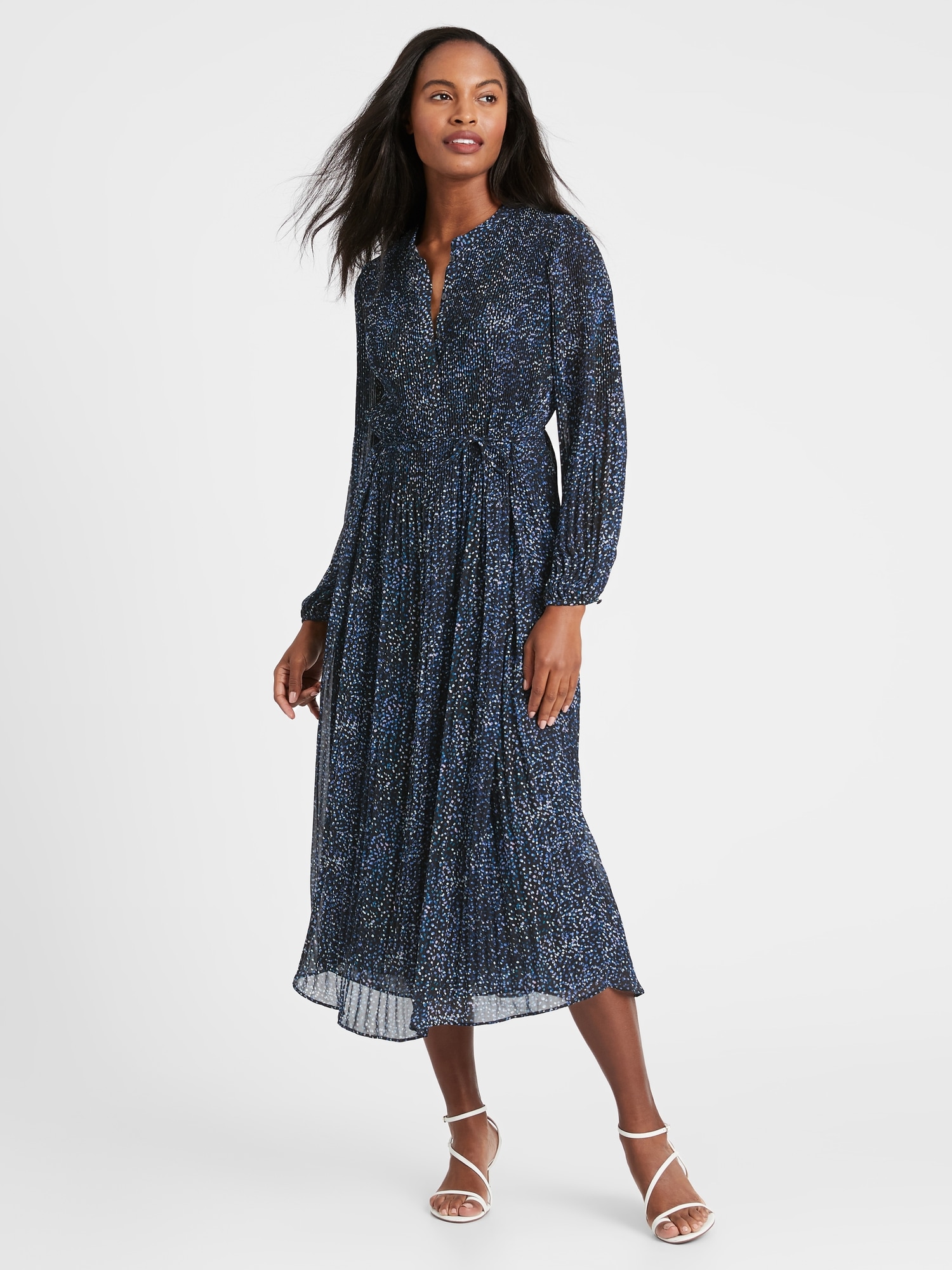 relaxed fit midi dress
