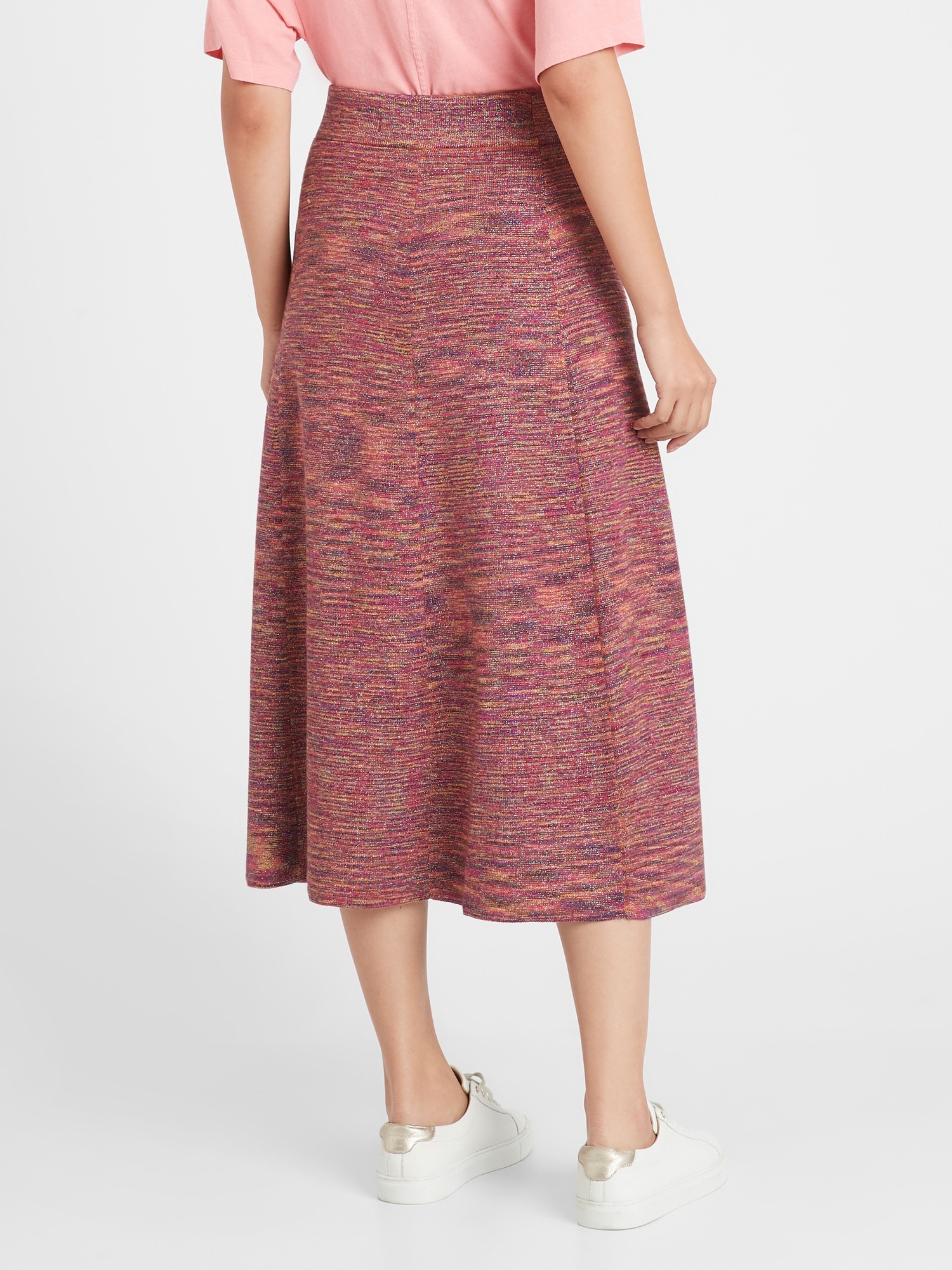 Sparkle Midi Sweater Skirt | Banana Republic