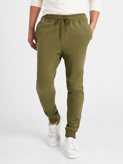 french terry jogger banana republic