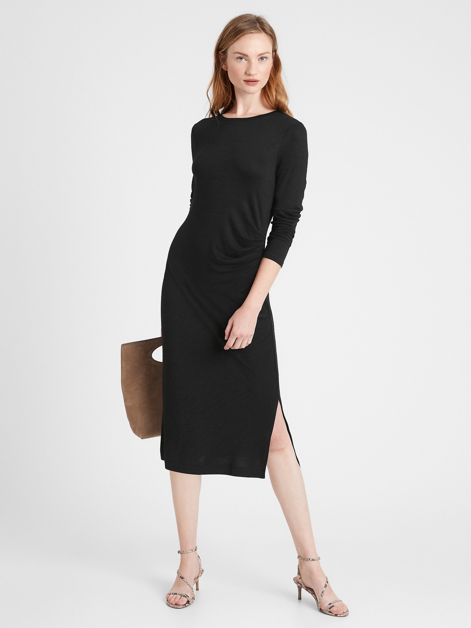 Luxespun Side-Ruched Dress