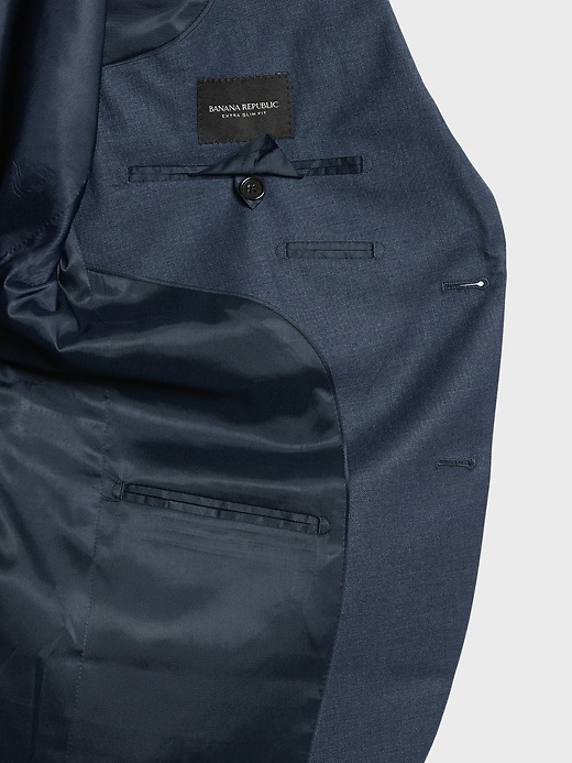 Image number 7 showing, Extra-Slim Italian Wool Suit Jacket