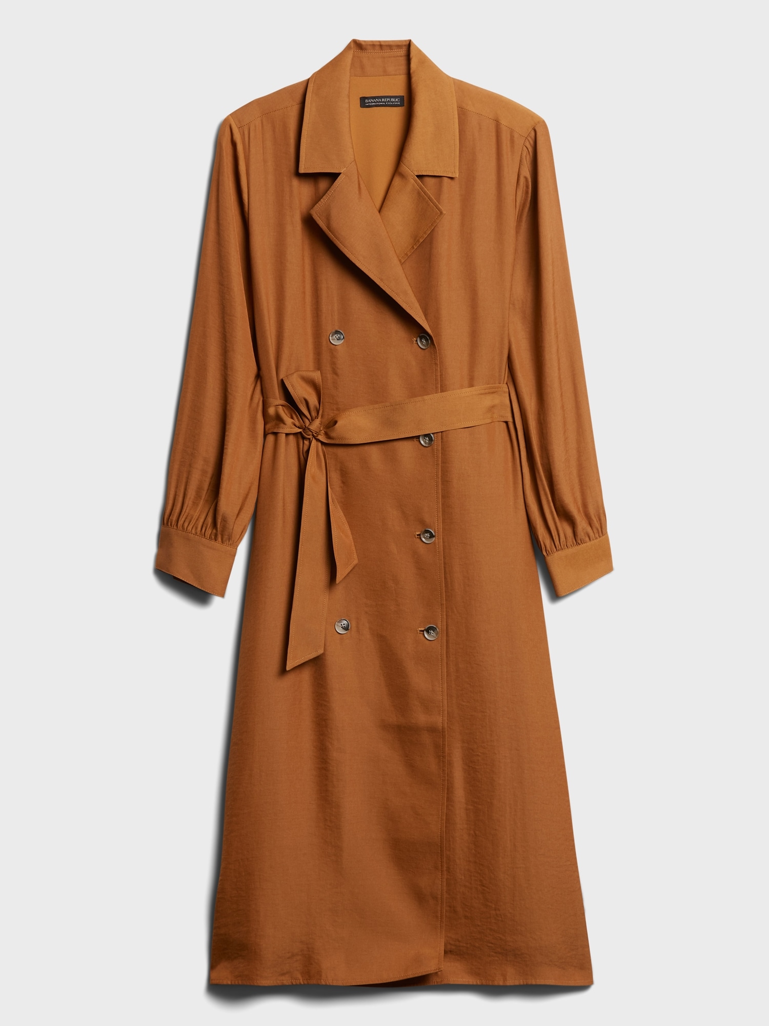 trench dress midi