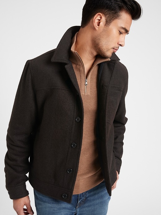 wool trucker jacket