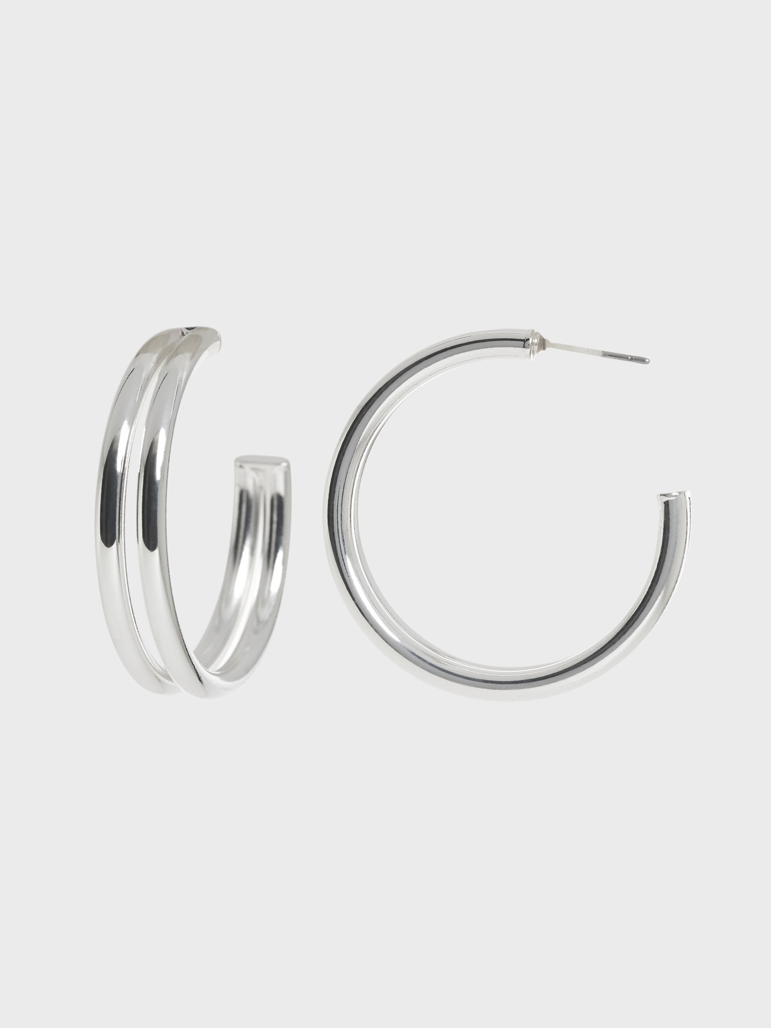 Double Hoop Earrings Banana Republic