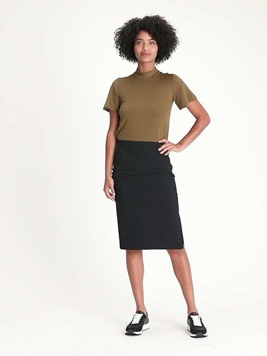 long denim skirt petite