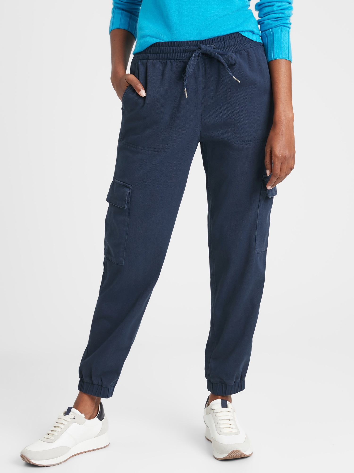Twill Utility Jogger Banana Republic