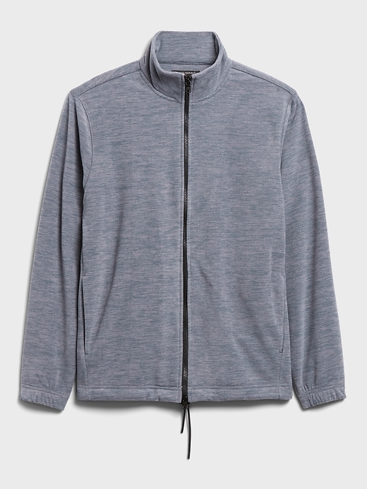 Banana Republic Arctic Fleece Track Jacket. 1