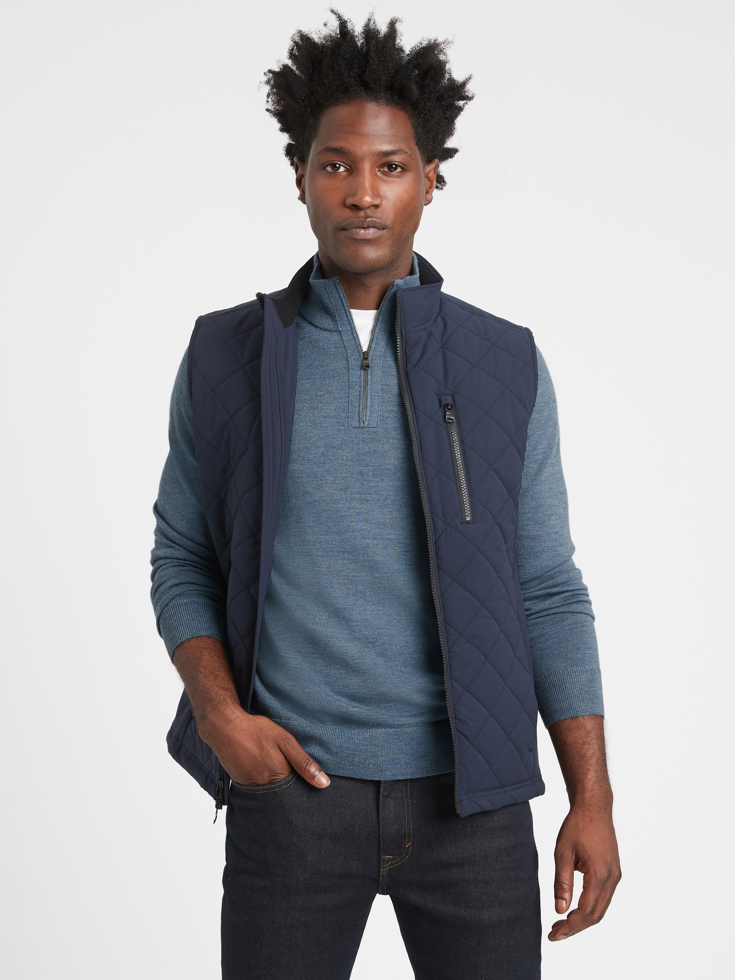 banana republic zipper sweater