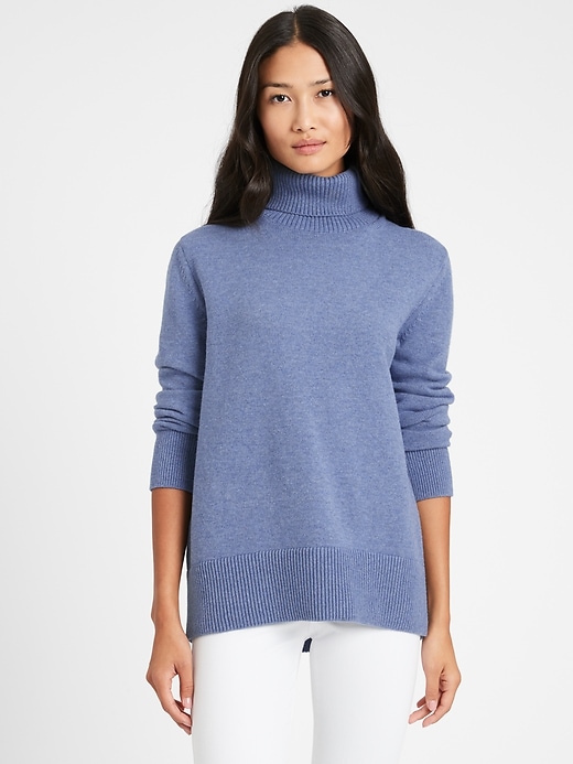 Banana Republic Relaxed Chunky Turtleneck Sweater. 1