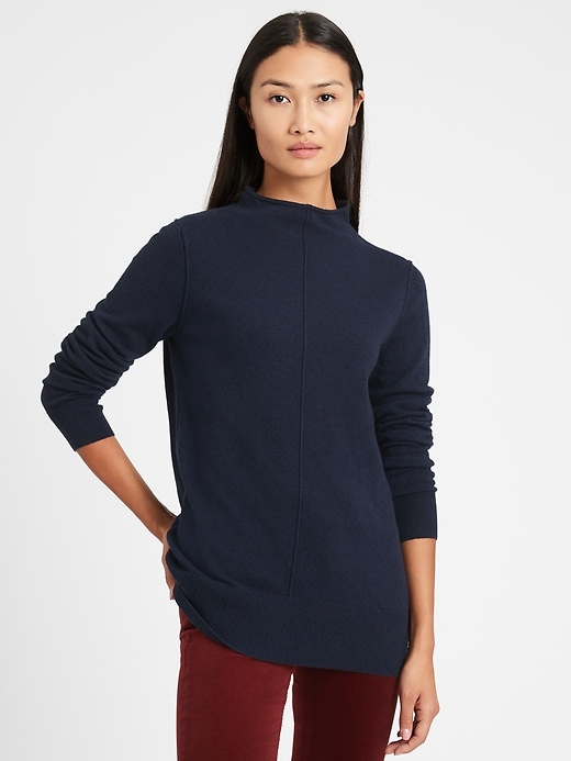 Italian Wool-Blend Sweater Tunic | Banana Republic