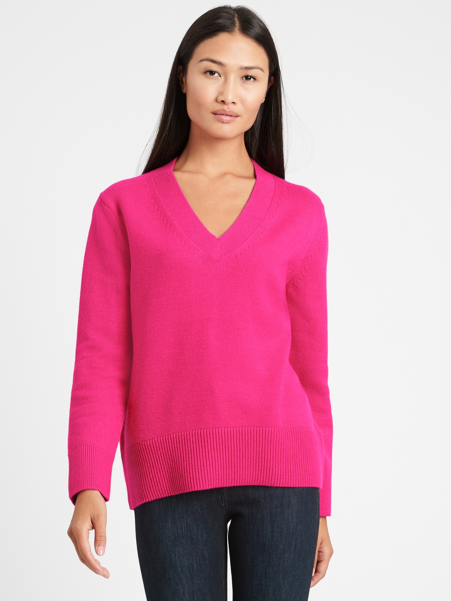 Banana republic v neck sweater best sale