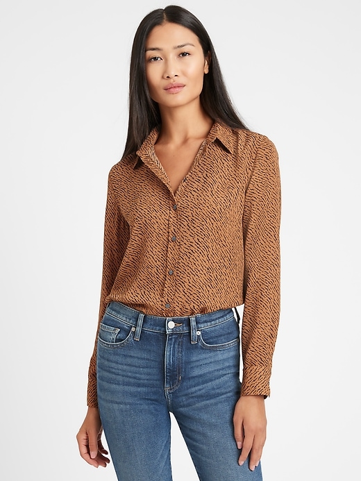 Banana Republic Petite Dillon Classic-Fit Shirt. 1