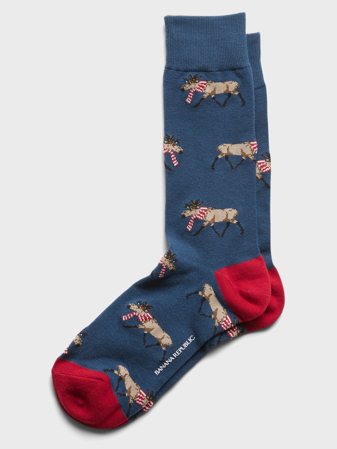 Holiday Moose Sock