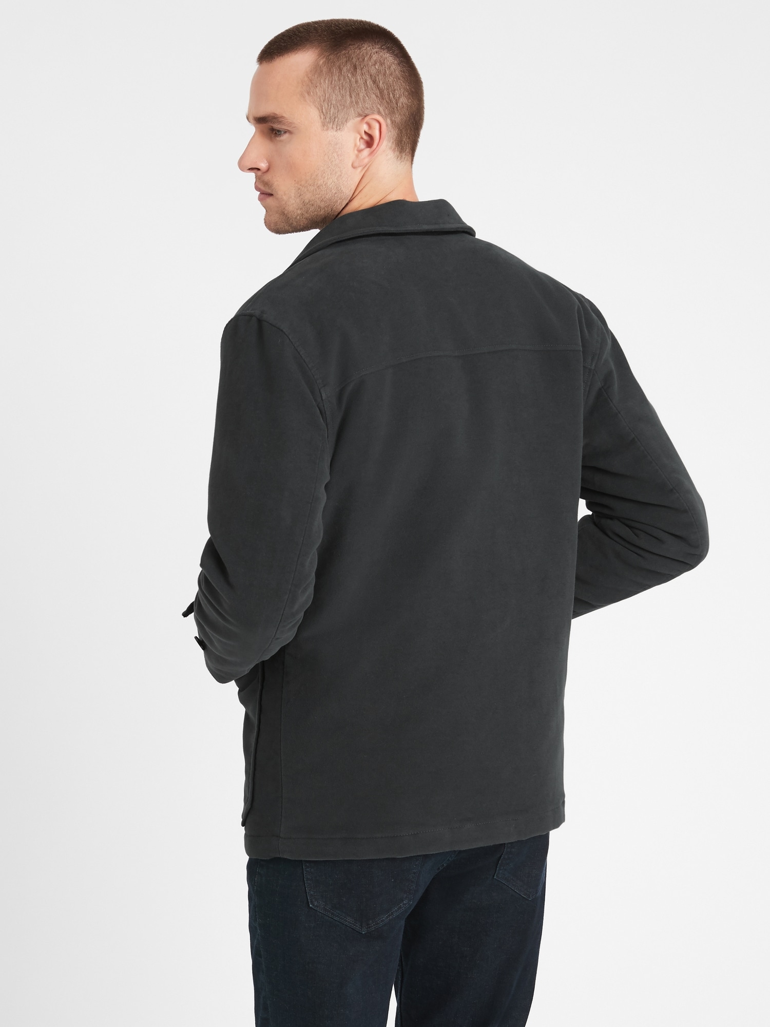 banana republic moleskin jacket