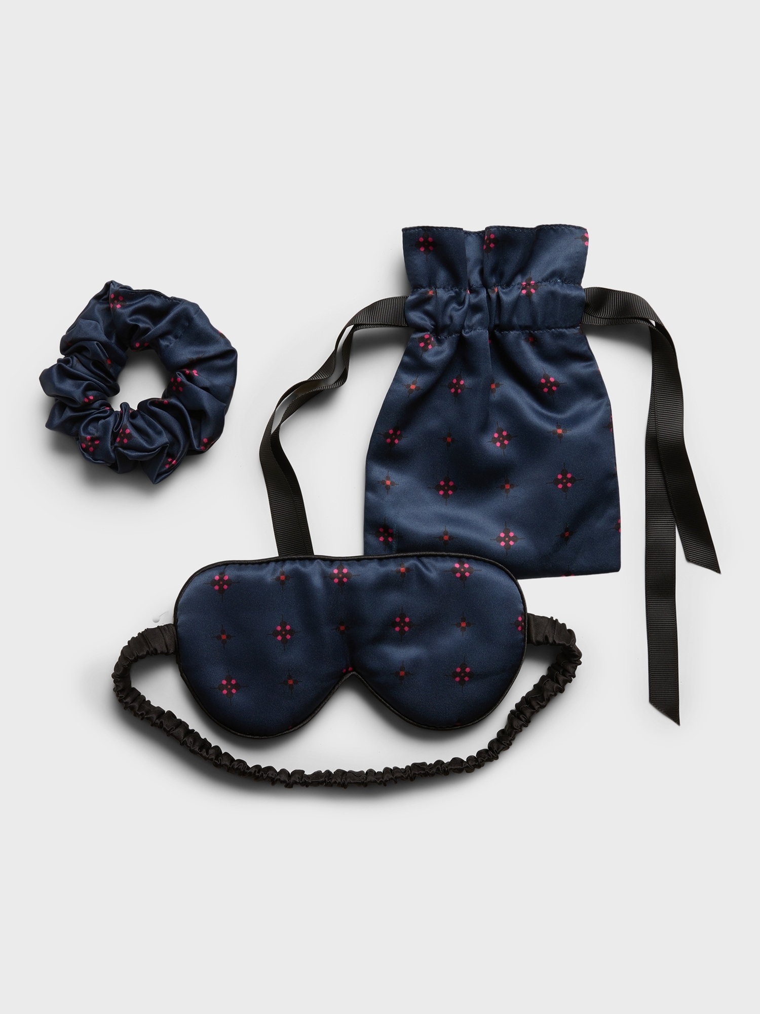 Satin Eye Mask & Scrunchie Set Banana Republic