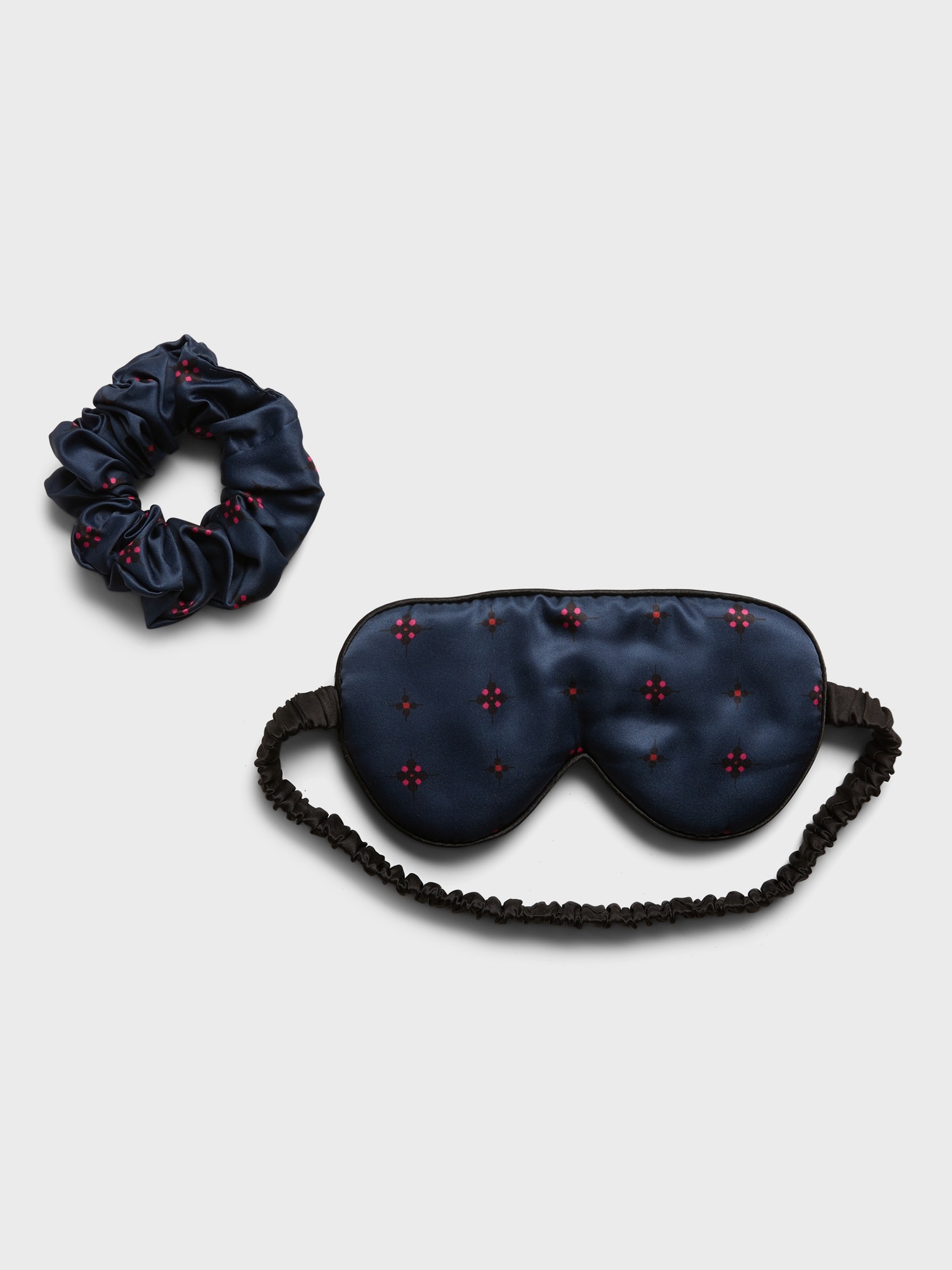 Satin Eye Mask & Scrunchie Set Banana Republic