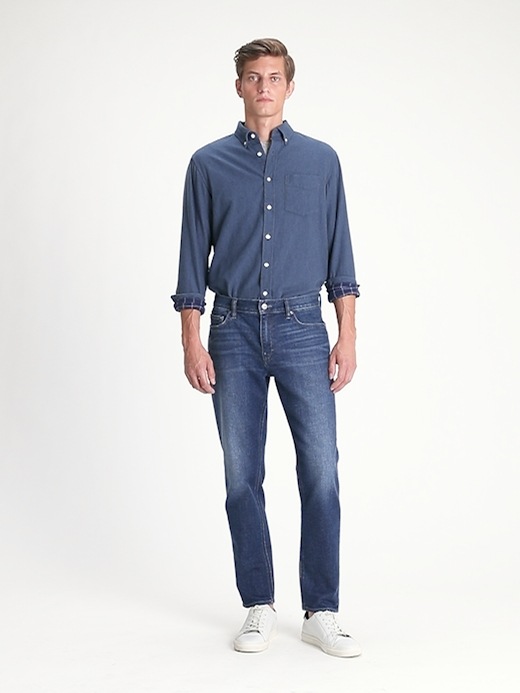 athletic tapered rapid movement denim jean