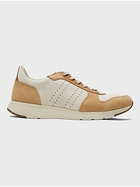Whit Leather Trainer Sneaker