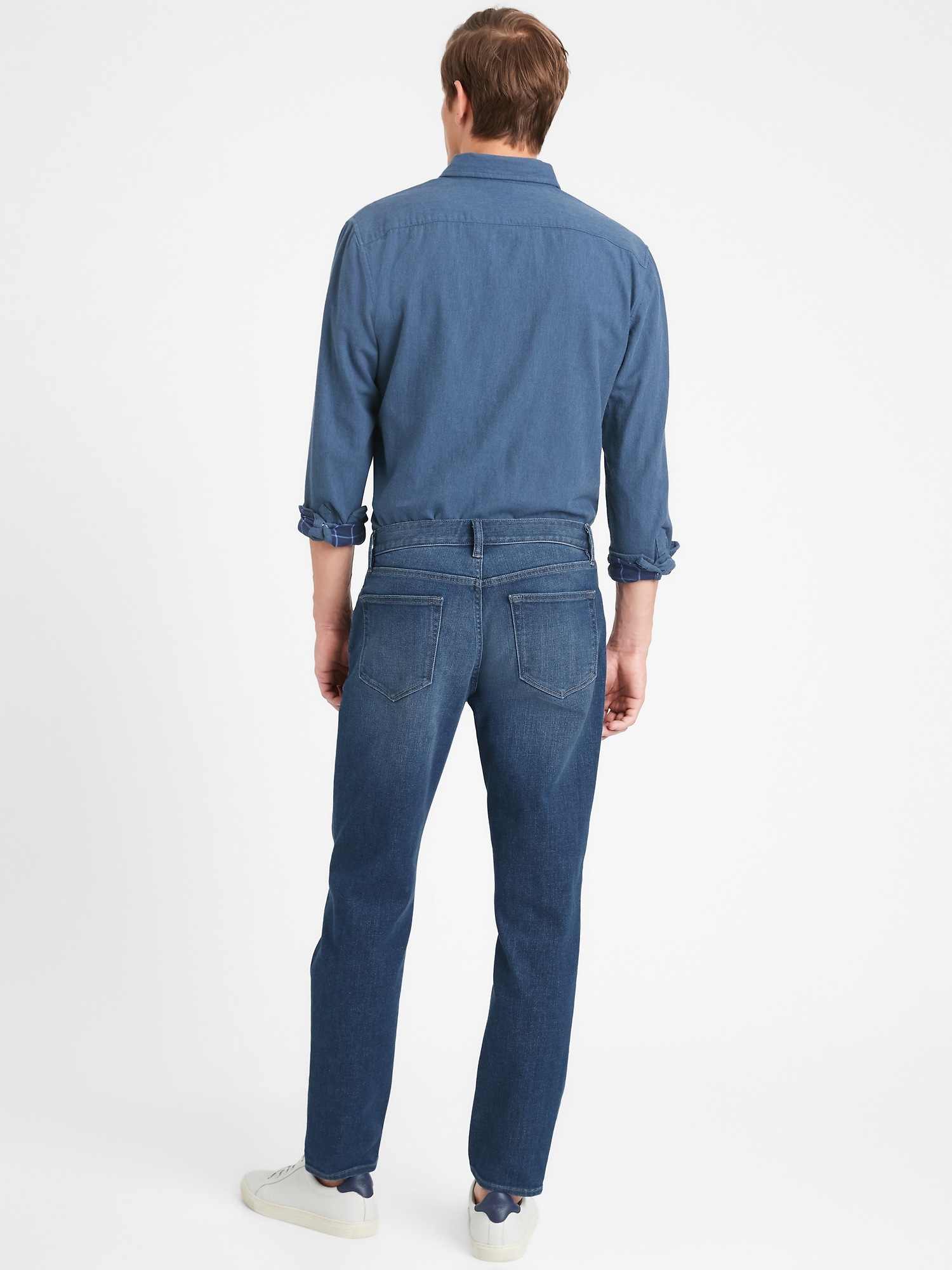 banana republic athletic tapered jeans