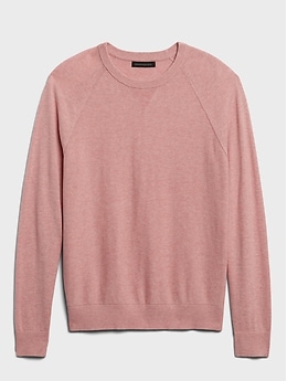 Organic Cotton Raglan Sweater | Banana Republic