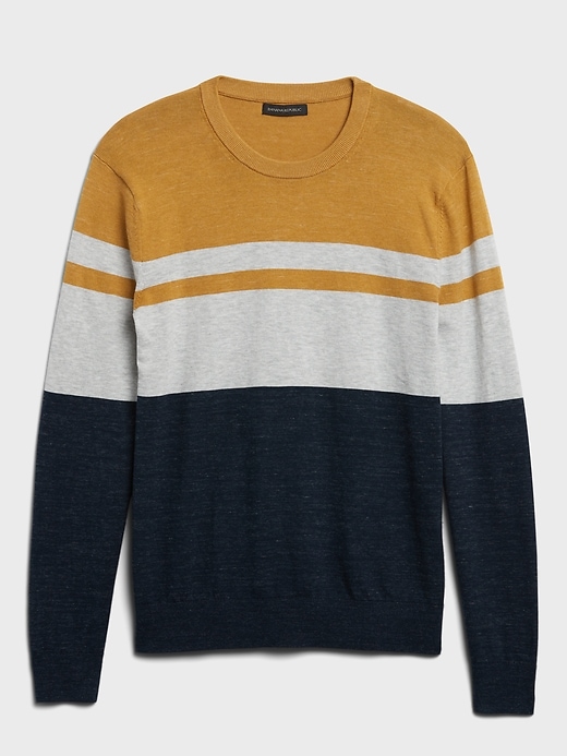 Organic Cotton Stripe Sweater | Banana Republic