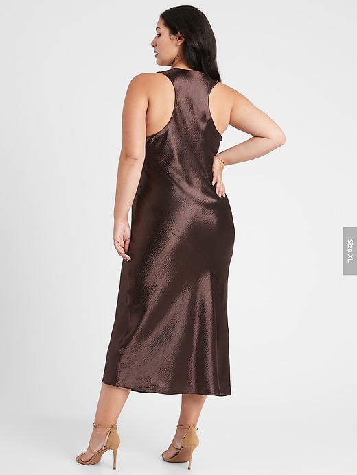 banana republic bias cut satin midi dress Bias-Cut Satin Midi Dress