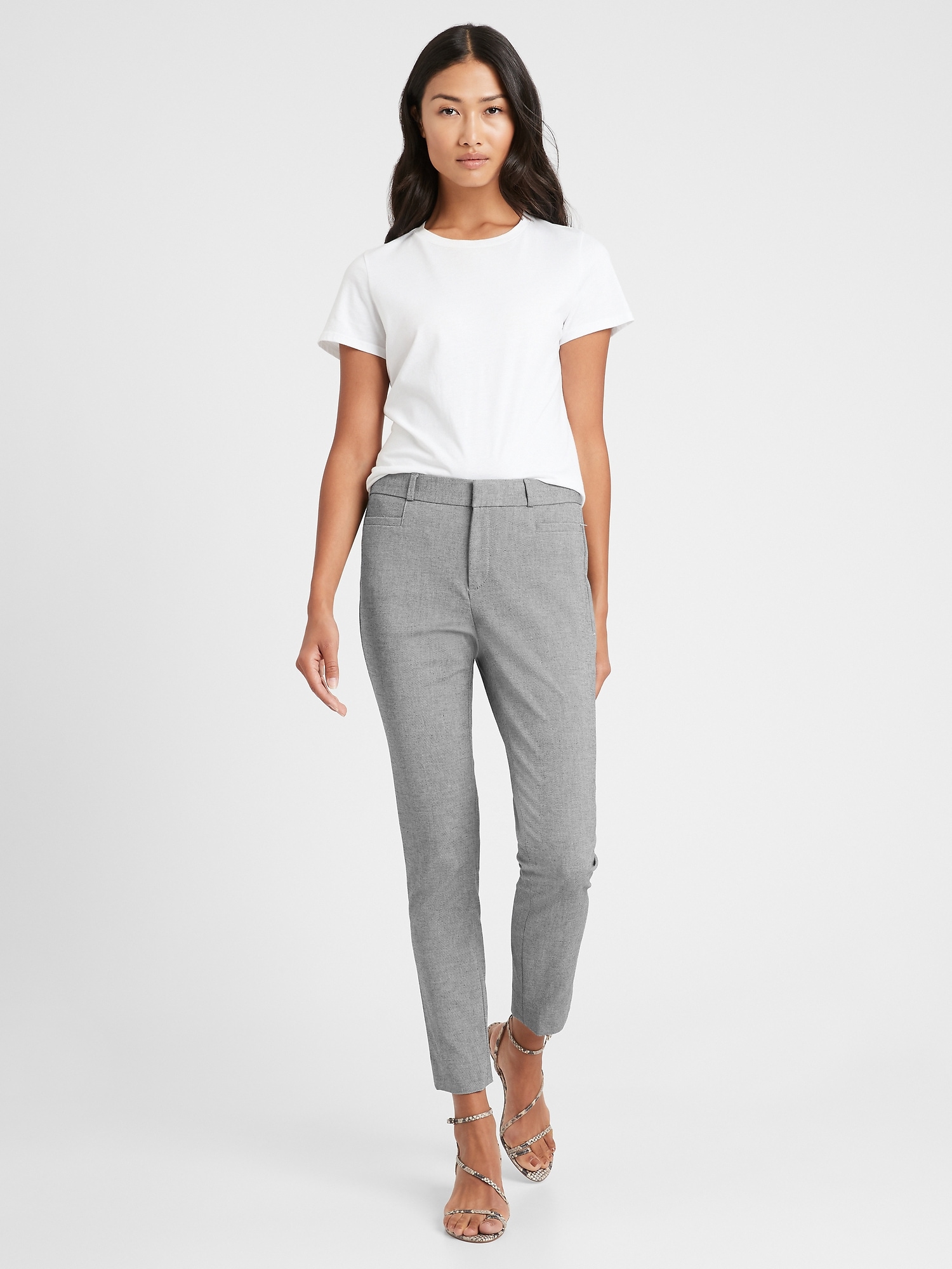 Petite Mid-Rise Skinny Sloan Pant | Banana Republic