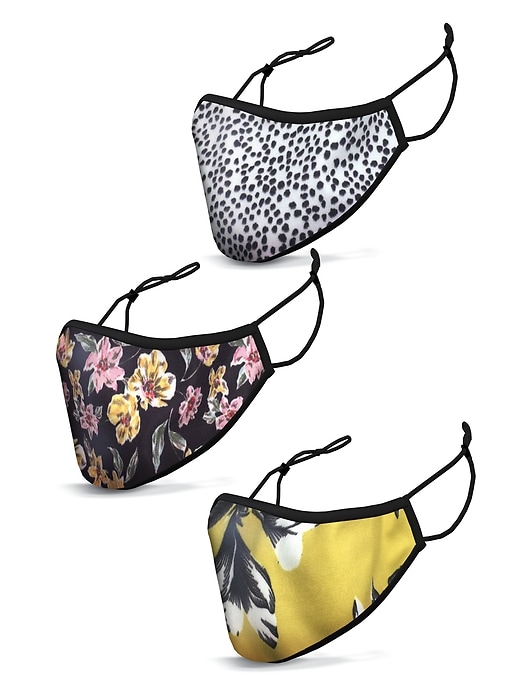 Face Mask 3-Pack − Graphic Florals