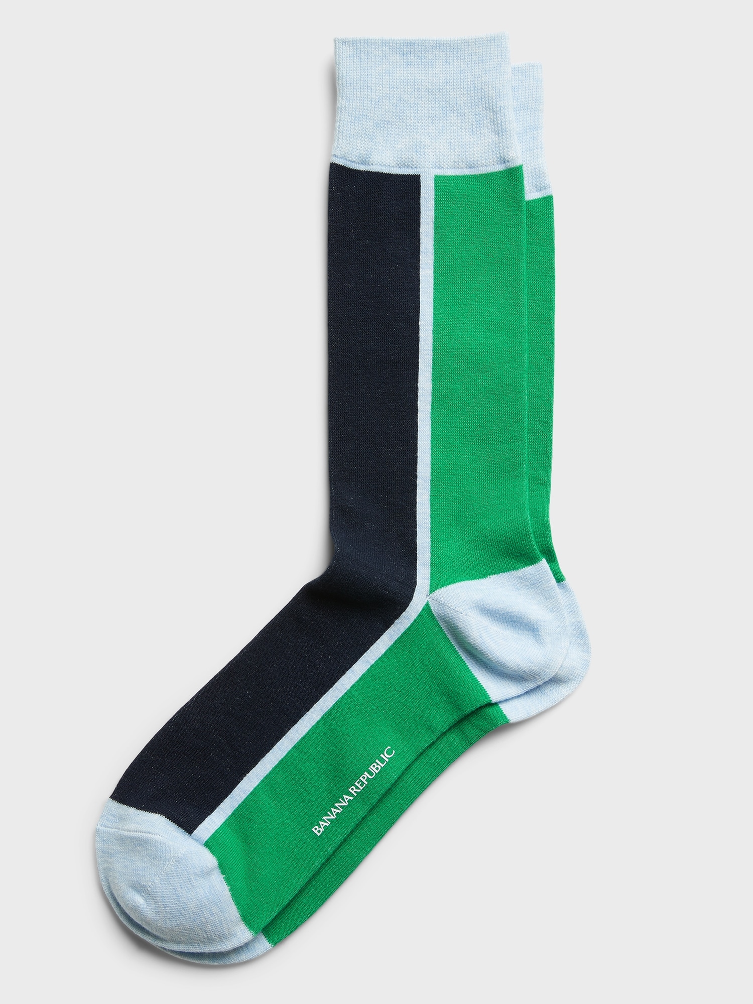 Modern Color-Block Sock