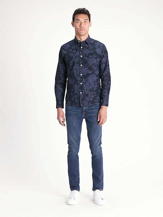 banana republic poplin shirt