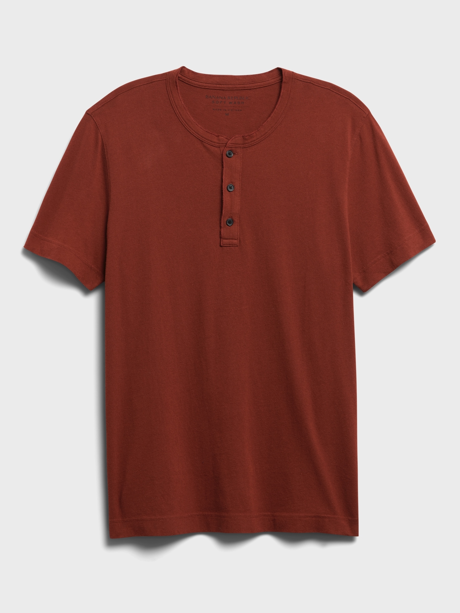 Soft Wash Henley T-Shirt